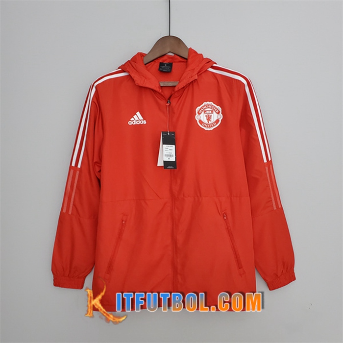 Rompevientos Manchester United Rojo 2022/2023
