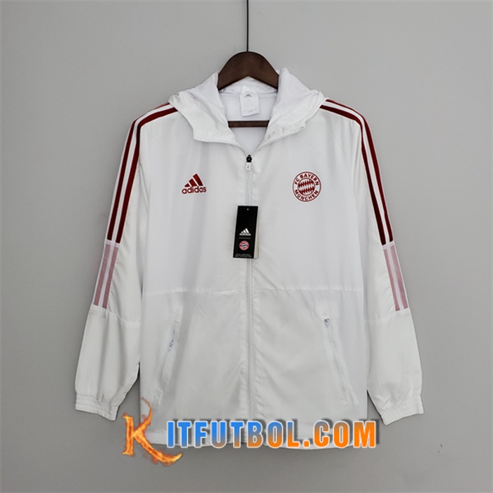 Rompevientos Bayern Munich Blanco 2022/2023