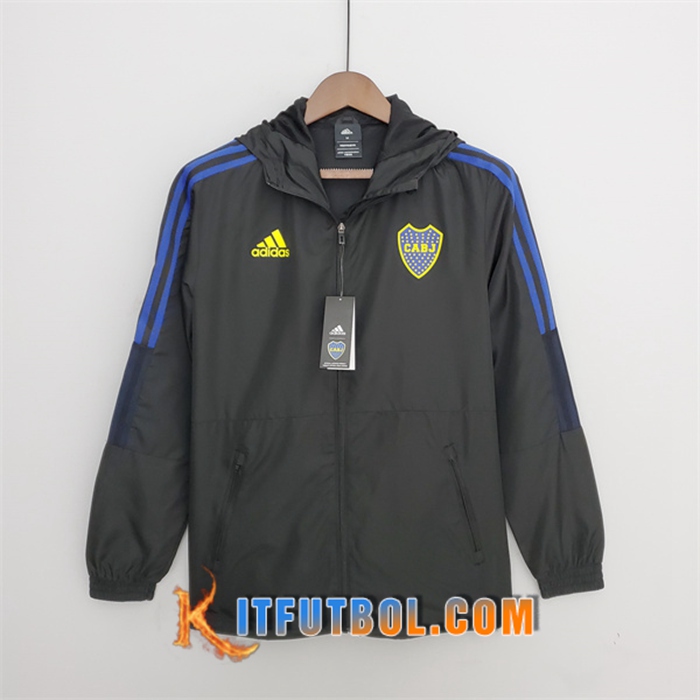 Rompevientos Boca Juniors Negro 2022/2023