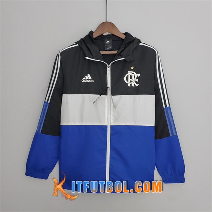 Rompevientos Flamengo Blanco/Blue/Negro 2022/2023