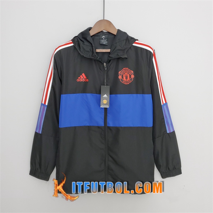 Rompevientos Manchester United Blue/Negro 2022/2023