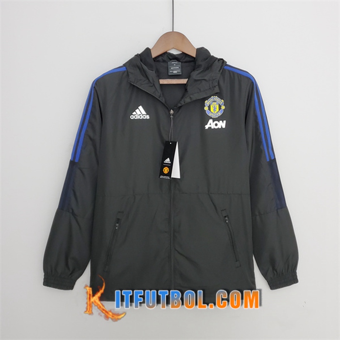 Rompevientos Manchester United Negro 2022/2023