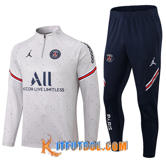 Chandal Equipos De Futbol Jordan PSG Gris 2022/2023