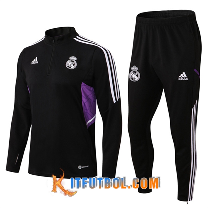 Chandal Equipos De Futbol Real Madrid Negro 2022/2023