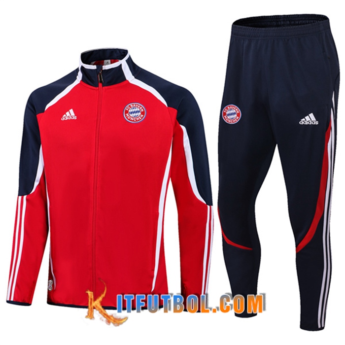 Chandal Equipos De Futbol - Chaqueta Bayern Munich Rojo 2022/2023