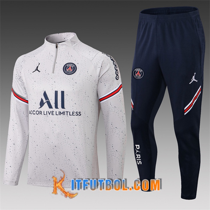 Chandal Equipos De Futbol Jordan PSG Ninos Gris 2022/2023