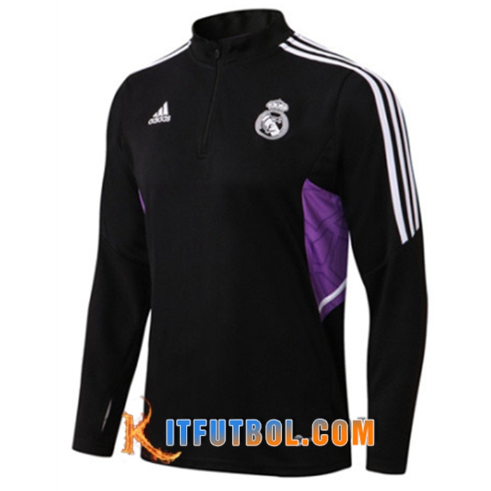 Sudadera De Entrenamiento Real Madrid Negro 2022/2023