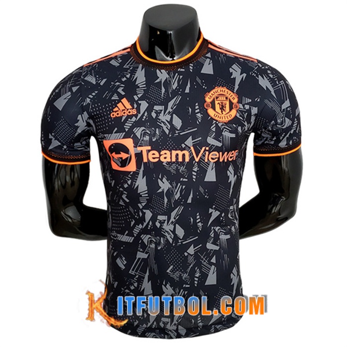 Camisetas De Futbol Manchester United Camouflage Negro 2022/2023