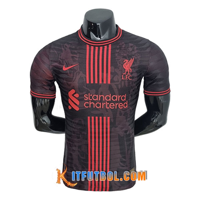 Camiseta Entrenamiento FC Liverpool Player Version Rojo/Negro 2022/2023