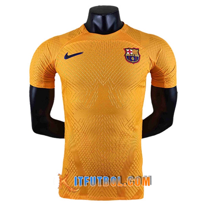 Camiseta Entrenamiento FC Barcelona Amarillo 2022/2023