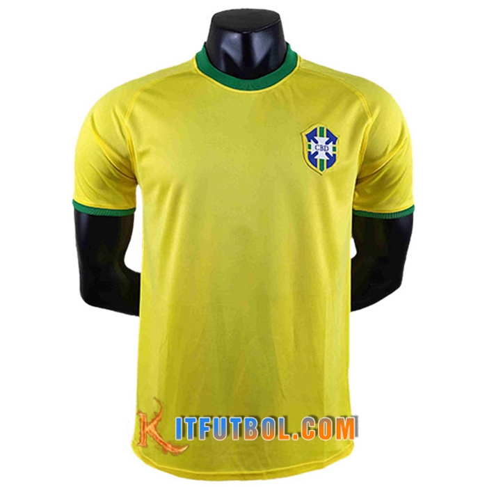 Camisetas De Futbol Brasil Retro Primera Coupe du monde 1970