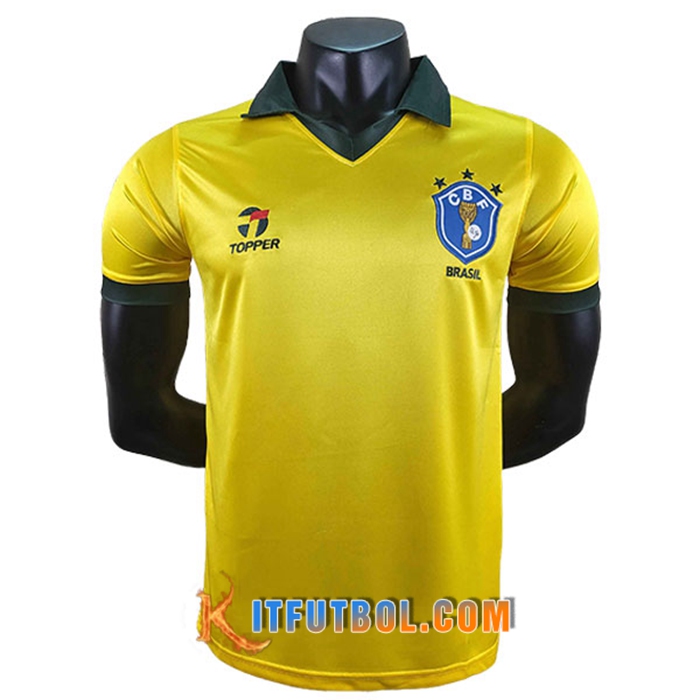Camisetas De Futbol Brasil Retro Primera Coupe du monde 1986