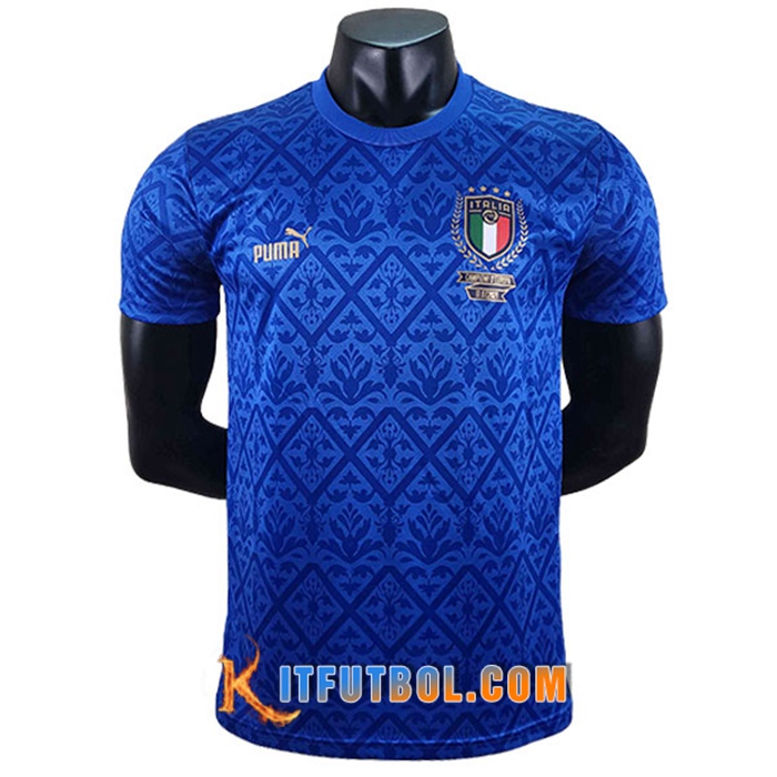 Camiseta Futbol Italia Commemorative Edition Azul 2022
