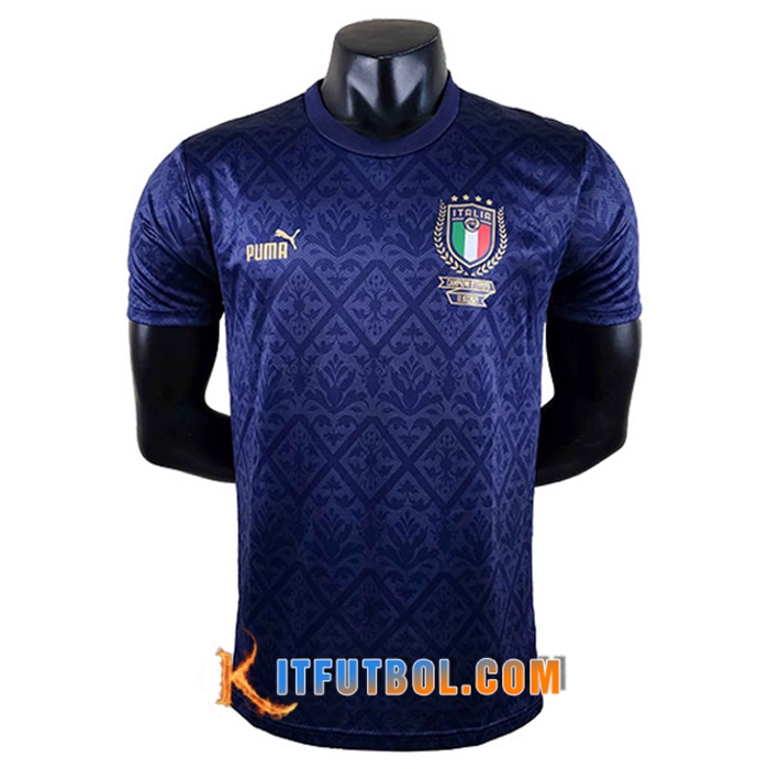 Camiseta Futbol Italia Commemorative Edition Azul Marin 2022