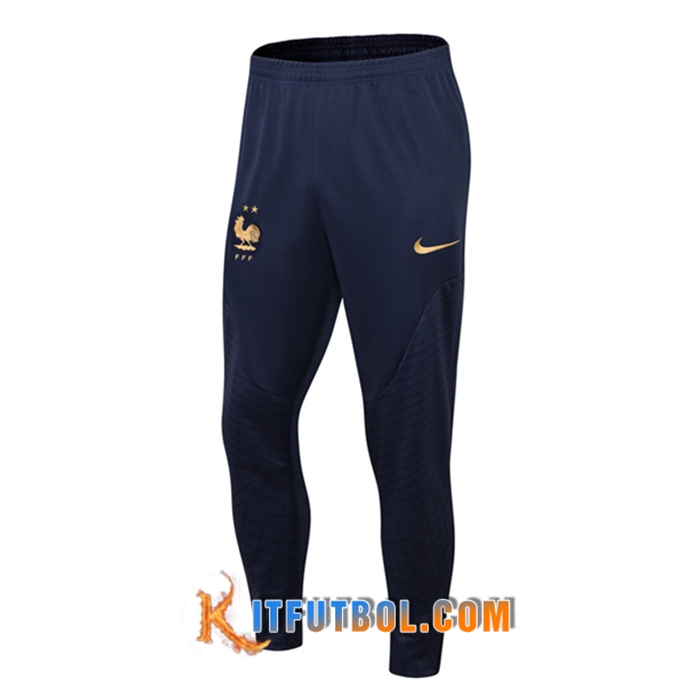 Pantalon Entrenamiento Francia Azul Marin 2022/2023