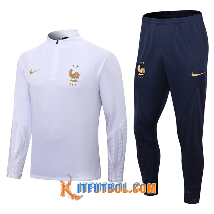 Chandal Equipos De Futbol Francia Blanco 2022/2023