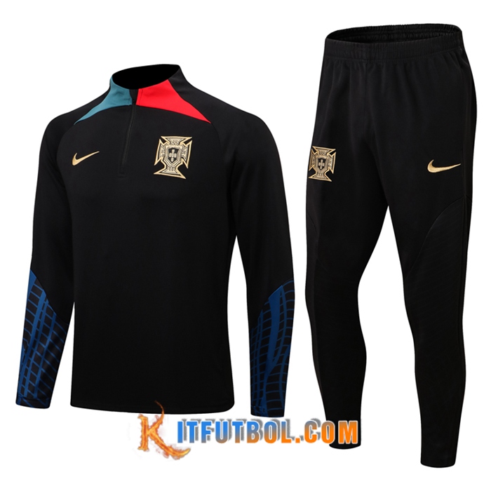 Chandal Equipos De Futbol Portugal Negro 2022/2023