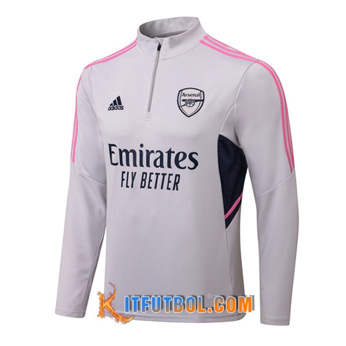 Sudadera De Entrenamiento Arsenal Gris 2022/2023