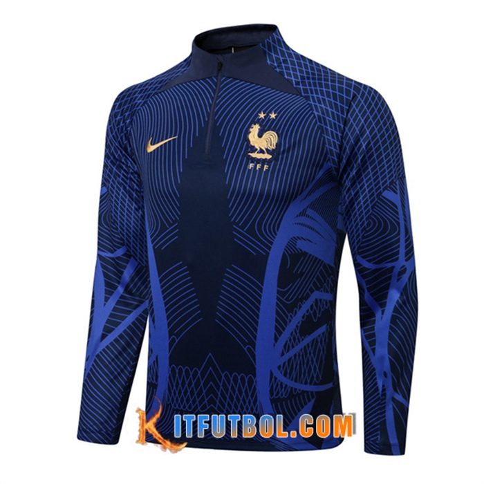 Sudadera De Entrenamiento Francia Azul 2022/2023