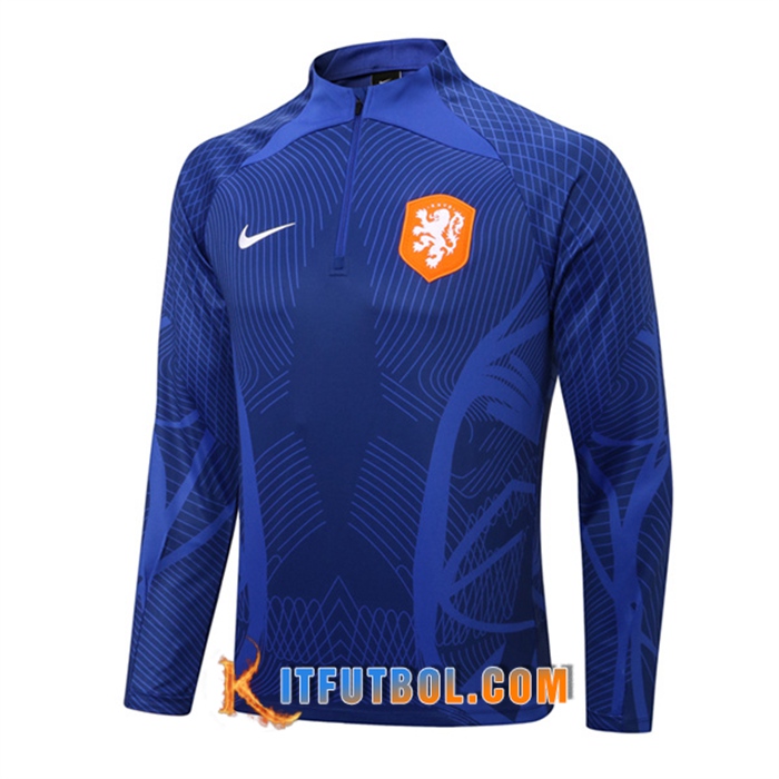 Sudadera De Entrenamiento Países Bajos Azul 2022/2023