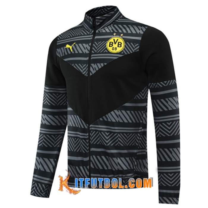 Chaquetas Futbol Dortmund BVB Negro 2022/2023