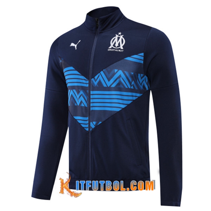 Chaquetas Futbol Marsella OM Azul Marin 2022/2023
