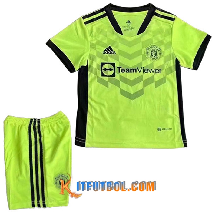 Camisetas De Futbol Manchester United Ninos Tercera 2022/2023