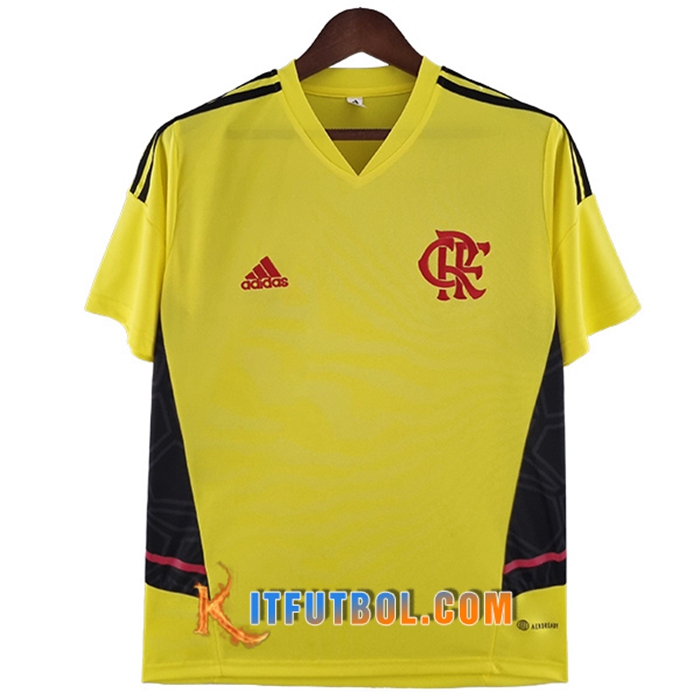 Camiseta Entrenamiento Flamengo Amarillo 2022/2023