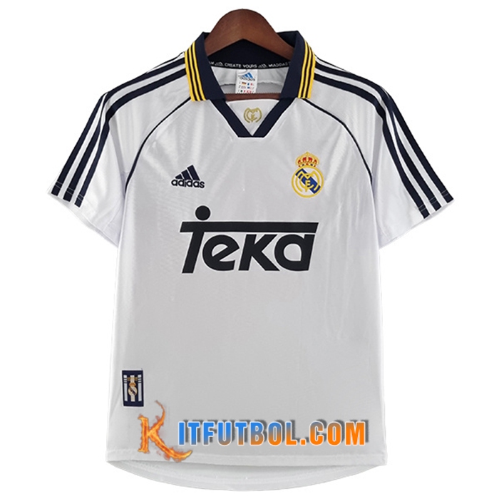 Camisetas De Futbol Real Madrid Retro Primera 2000/2001