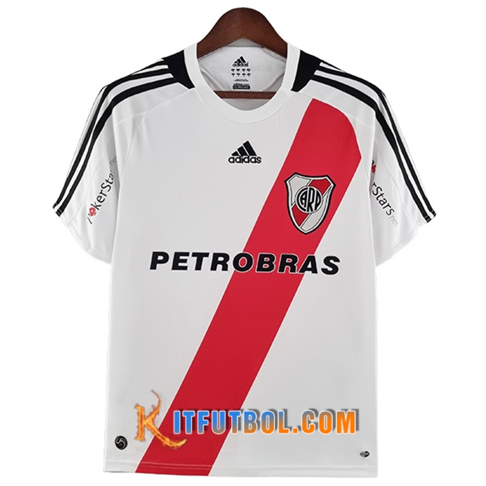 Camisetas De Futbol River Plate Retro Primera Manga Larga 2009/2010
