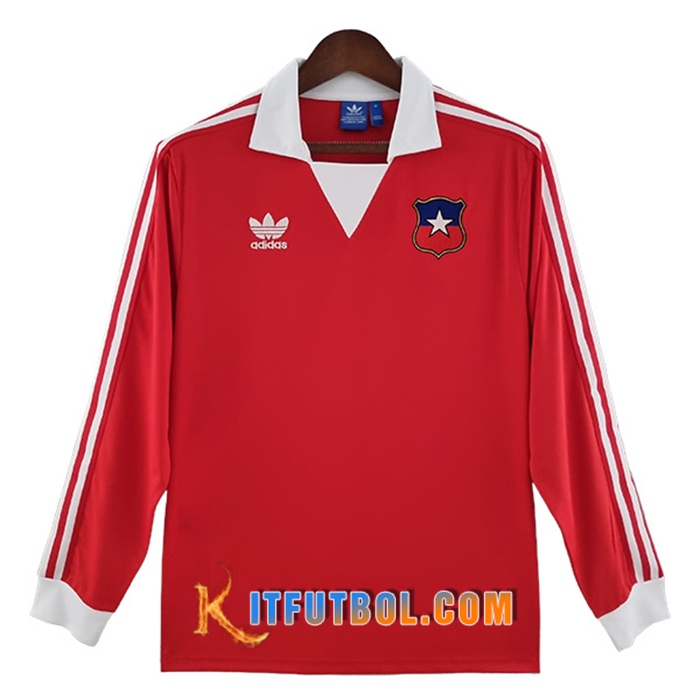 Camisetas De Futbol Chile Retro Primera Manga Larga 1982