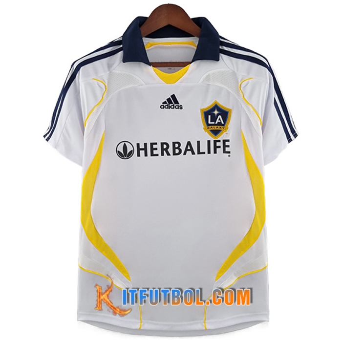 Camisetas De Futbol LA Galaxy Retro Primera 2007/2008