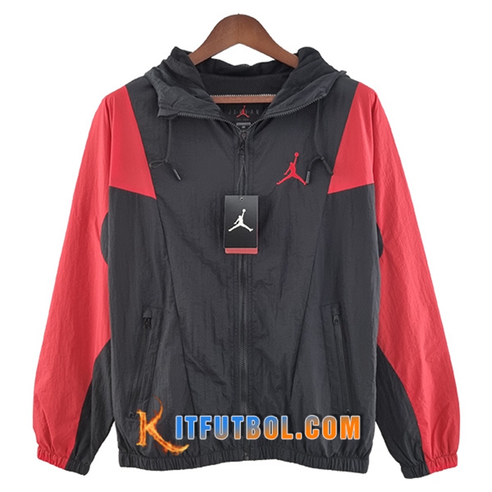 Rompevientos Jordan PSG Negro/Rojo 2022/2023
