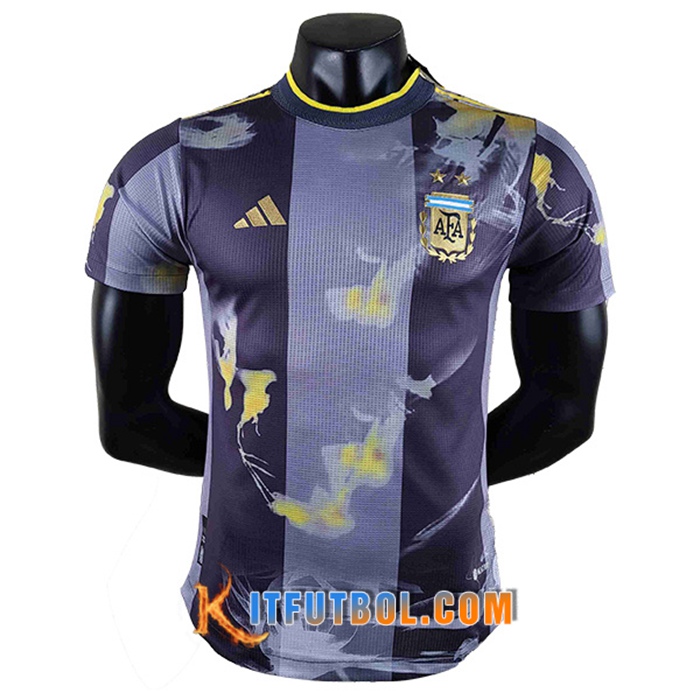 Camiseta Equipo Nacional Argentina Negro/Gris 2022/2023