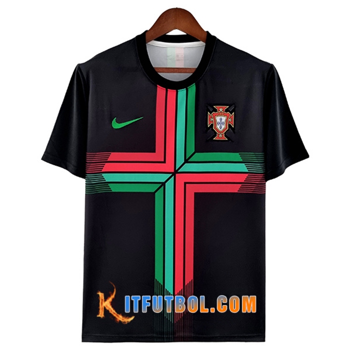 Camiseta Equipo Nacional Portugal Concept Negro 2022/2023