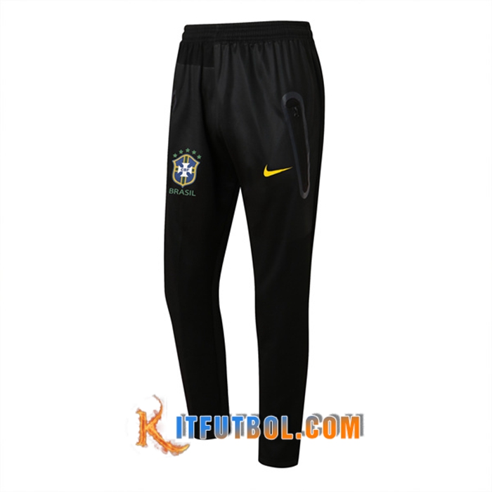 Pantalon Entrenamiento Brasile Negro 2022/2023 -02