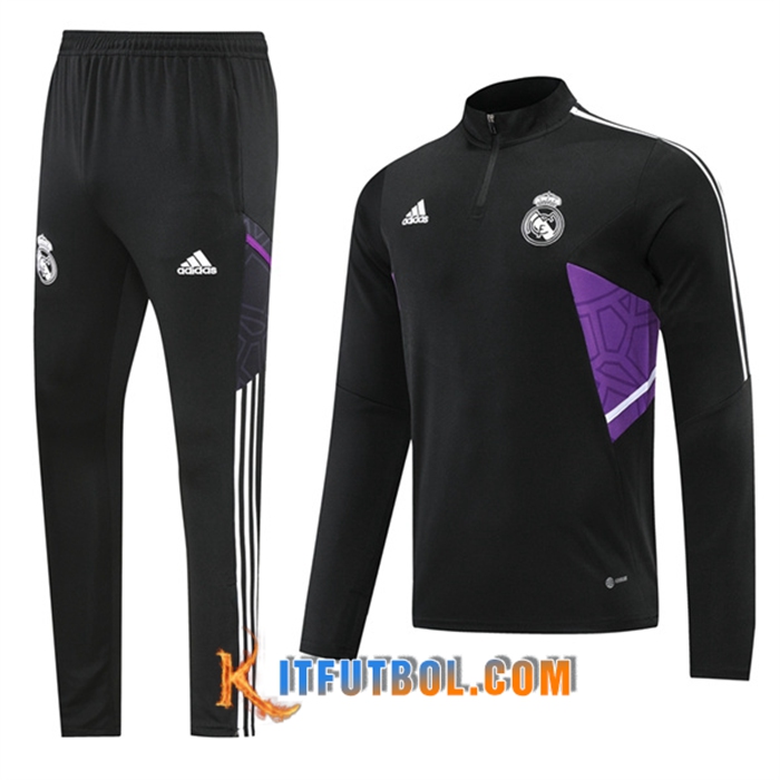 Chandal Equipos De Futbol Real Madrid Negro 2022/2023