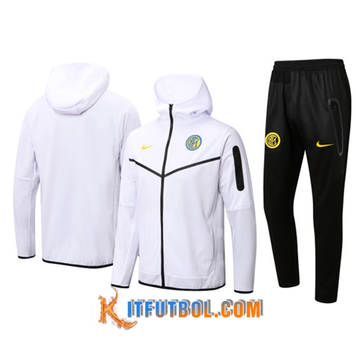 Chaqueta Con Capucha Chandal Inter Milan Blanco 2022/2023