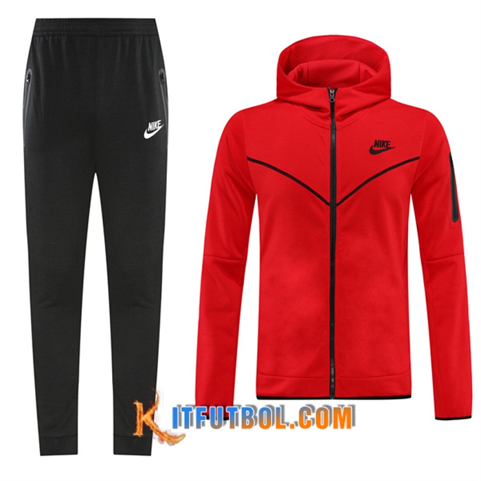 Chaqueta Con Capucha Chandal Nike Rojo 2022/2023