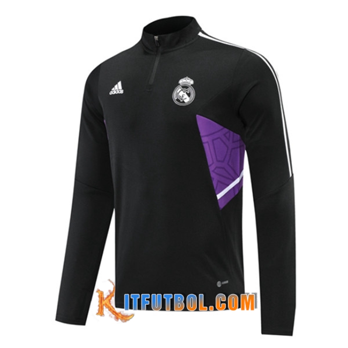 Sudadera De Entrenamiento Real Madrid Negro 2022/2023