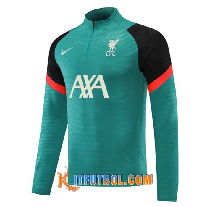 Sudadera De Entrenamiento FC Liverpool Verde 2022/2023