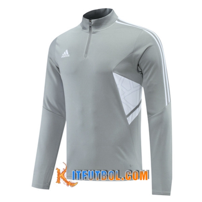 Sudadera De Entrenamiento Adidas Gris 2022/2023