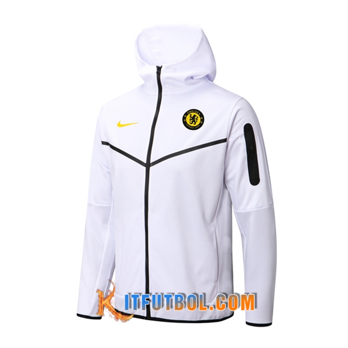 Chaqueta Con Capucha FC Chelsea Blanco 2022/2023