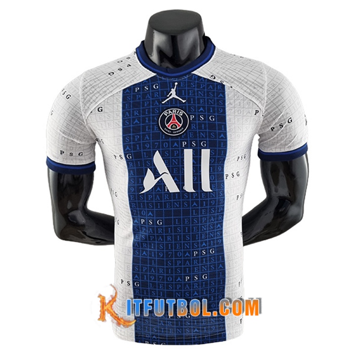 Camisetas De Futbol Jordan PSG Special Edition Blanco/Azul 2022/2023