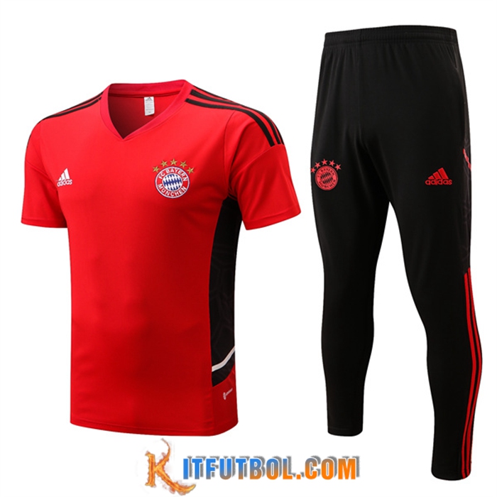 Camiseta Entrenamiento Bayern Munich + Pantalones Rojo 2022/2023