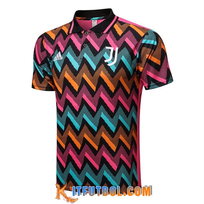 Camiseta Polo Juventus Azul/Amarillo/Rojo 2022/2023