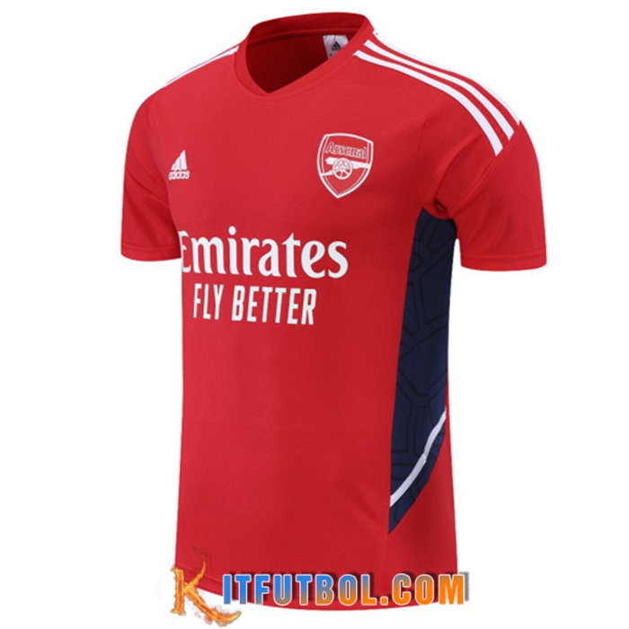 Camiseta Entrenamiento Arsenal Rojo 2022/2023