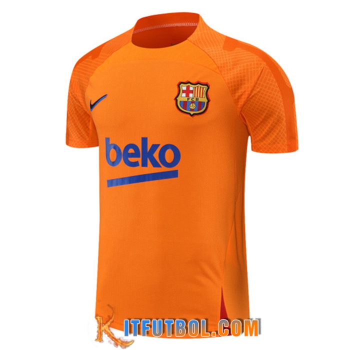 Camiseta Entrenamiento FC Barcelona Naranja 2022/2023
