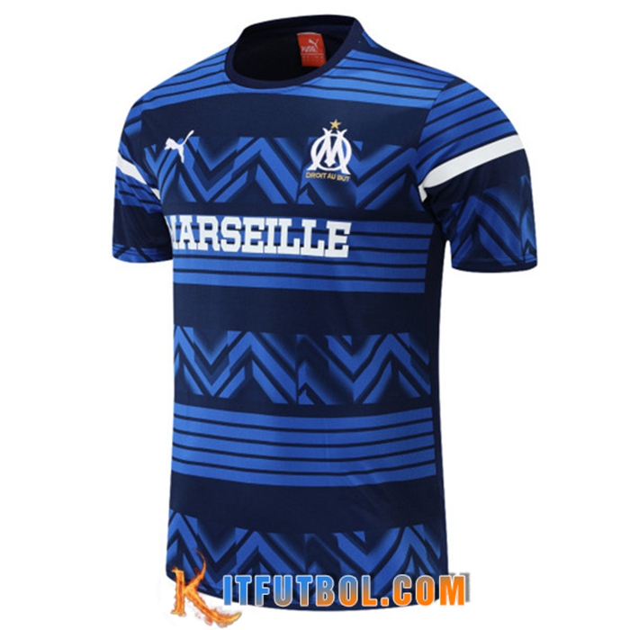 Camiseta Entrenamiento Marsella OM Azul marino 2022/2023