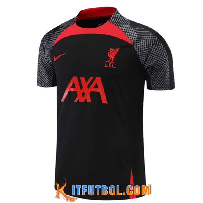 Camiseta Entrenamiento FC Liverpool Negro 2022/2023